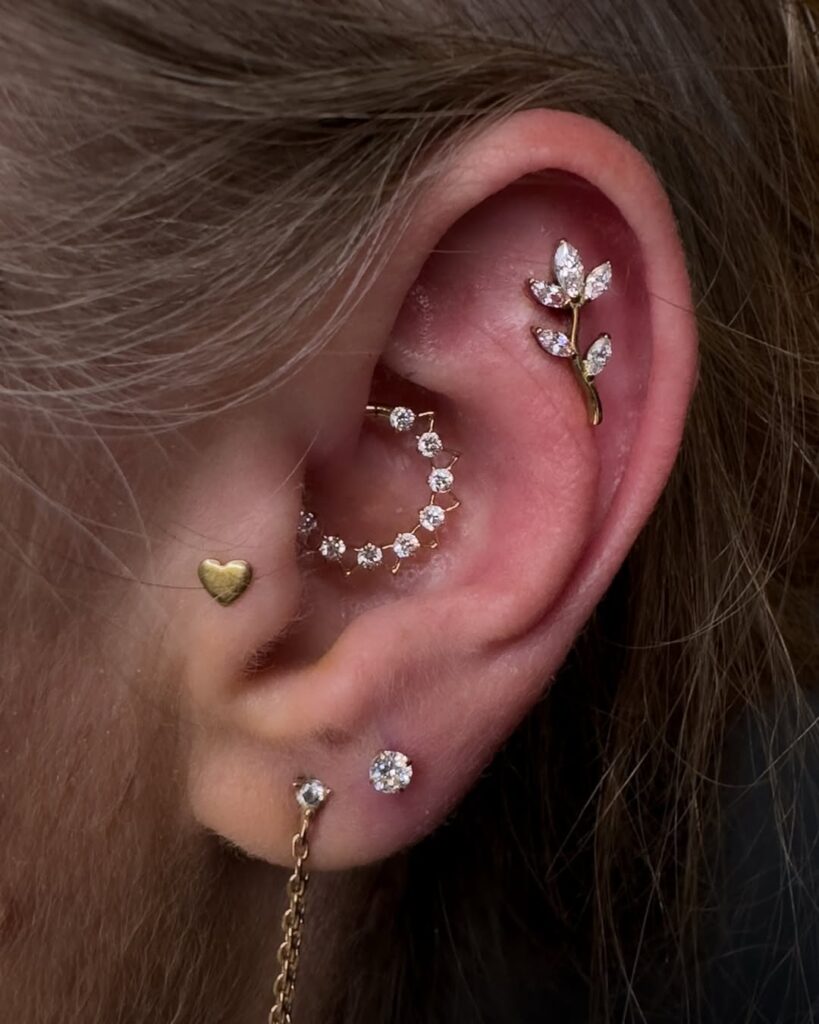 Composition Oreille Piercing Bijoux Monfort-l'Amaury Yvelines 78