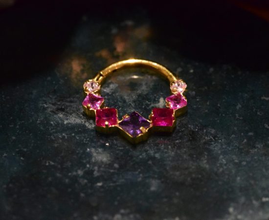 Bijoux Piercing Anneau Doré Titane Premium Yvelines 78 Monfort-l'Amaury